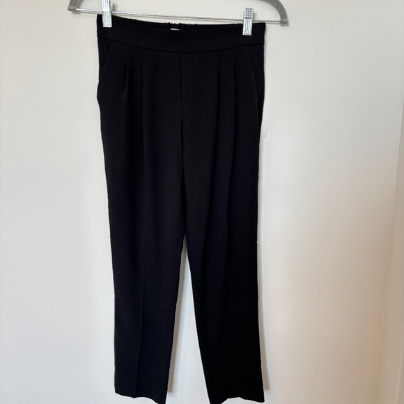 Aritzia Babaton Cohen Cropped Pants Size 00 Black - Picture 1 of 9